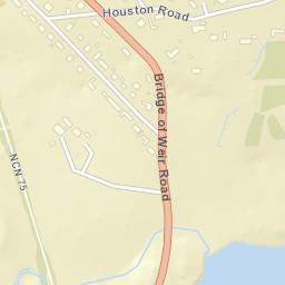 Houston Rd, Kilmacolm, Inverclyde PA13, UK Street Map