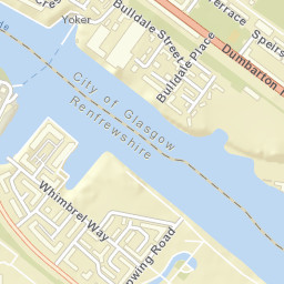 Yoker Ferry Terminal, Glasgow, Glasgow City G14, UK Street Map