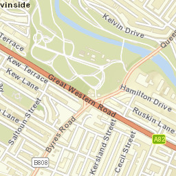 Queen Margaret Drive, Glasgow, Glasgow Street Map