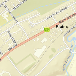Plains Street Map