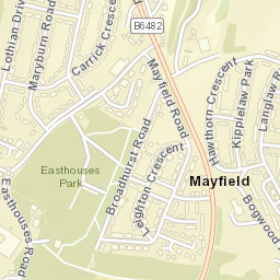 21 Broadhurst Road, Easthouses, Dalkeith, Midlothian EH22 4DP Street Map