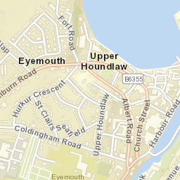 Eyemouth Street Map