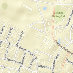 Lillerød Street Map