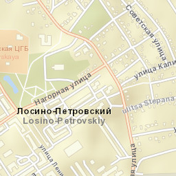 Losino-Petrovskiy Street Map