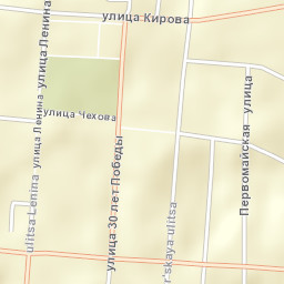 Tyukalinsk Street Map