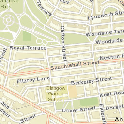 Sauchiehall Street, Glasgow, Glasgow City G3, UK Street Map
