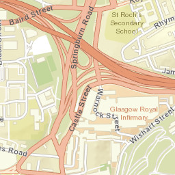 53 A804, Cowcaddens, Glasgow, Glasgow City G1, UK Street Map