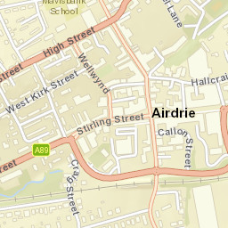 Airdrie Street Map