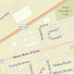 119 W Main St, Whitburn, West Lothian EH47, UK Street Map