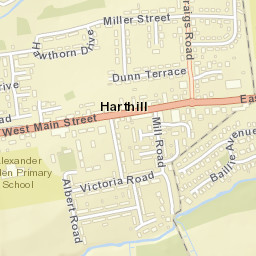 Harthill Street Map