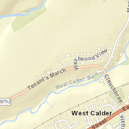 20 Kirkgate, West Calder, West Lothian Street Map
