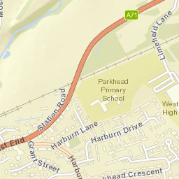 West Calder Street Map