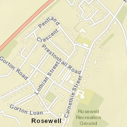 Rosewell Street Map
