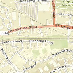 2 Underwood Lane, Paisley, Renfrewshire PA1, UK Street Map