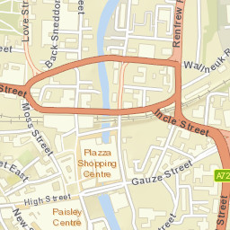 9 Gauze Street, Paisley, Renfrewshire PA1 1EP Street Map