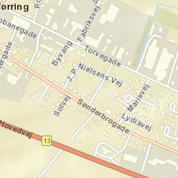 Tørring Street Map