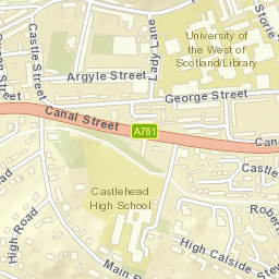 69 High Street, Paisley, Renfrewshire PA1 2AY Street Map