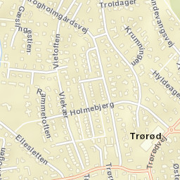 Trørød Street Map