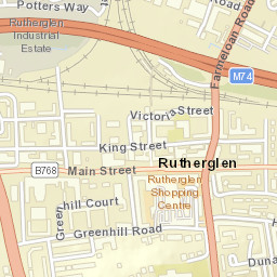 Rutherglen Street Map