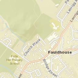 Fauldhouse Street Map