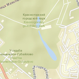 Krasnogorsk Street Map