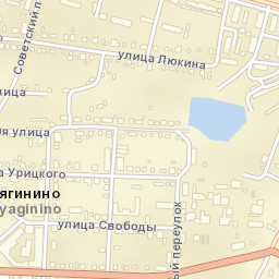 Knyaginino Street Map