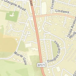 Uddingston Street Map