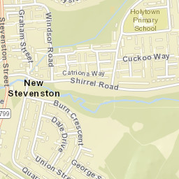 New Stevenston Street Map