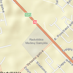 Radviliskis Street Map