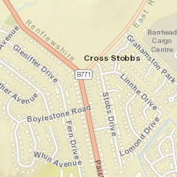 133-135 Paisley Rd, Barrhead, East Renfrewshire G78, UK Street Map