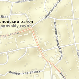 Sosnovskoye Street Map