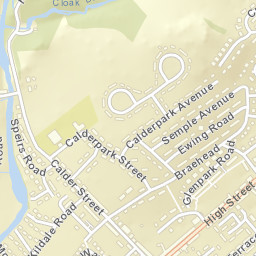 Lochwinnoch Street Map