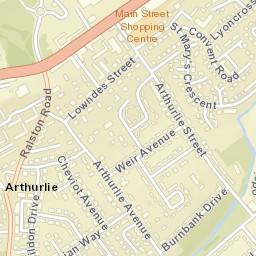 Barrhead Street Map