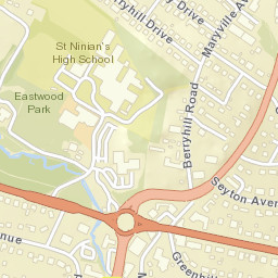 12 McLaren Court, Fenwick Place, Giffnock, Glasgow, East Renf Street Map