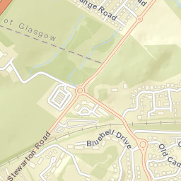 Stewarton Road, Glasgow, East Renfrewshire Street Map