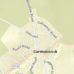 Carmunnock Street Map