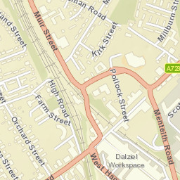 Motherwell Street Map