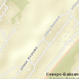 Nizhneangarsk Street Map