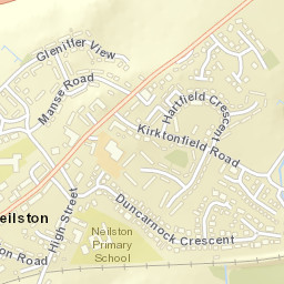 Neilston Street Map