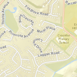 101 Capelrig Road, Newton Mearns, Glasgow Street Map