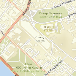 Kazan Street Map