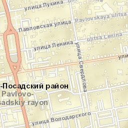 Pavlovskiy Posad Street Map