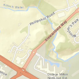 Glen Rd, East Kilbride, South Lanarkshire G74, UK Street Map