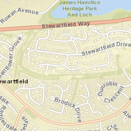 Stewartfield Way, East Kilbride, South Lanarkshire G74, UK Street Map