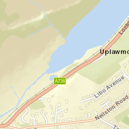 37 Neilston Road, Uplawmoor, Glasgow Street Map