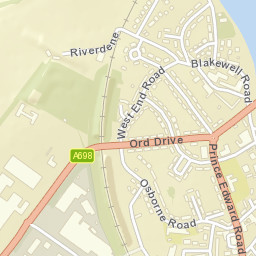 Berwick-Upon-Tweed Street Map