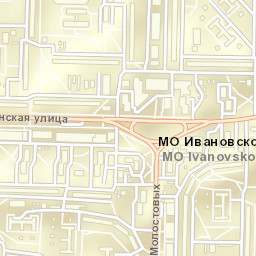 Ivanovskoye Street Map