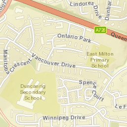 3 East Milton Grove, East Kilbride, Glasgow, South Lanarkshir Street Map