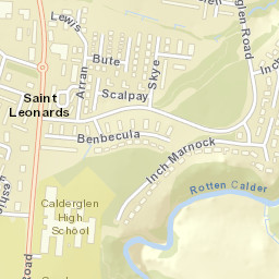 High Common Road, East Kilbride, South Lanarkshire G74, UK Street Map