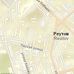 Reutov Street Map